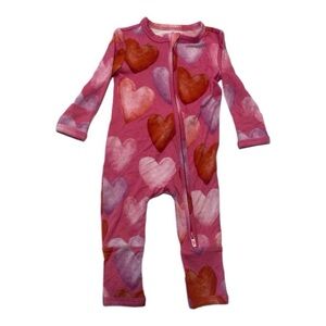 Posh Peanut Pink Heart Footie
